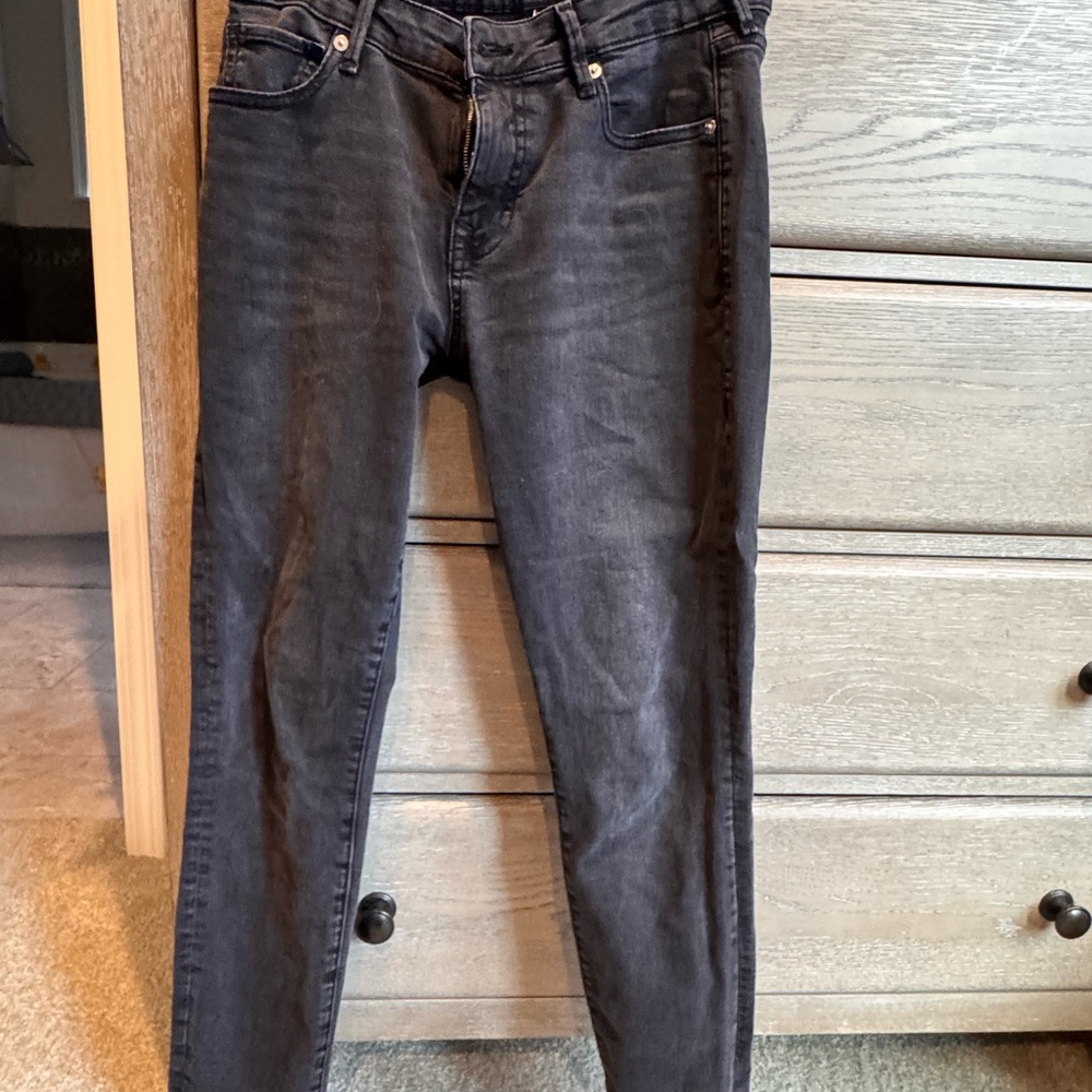 True Religion Black Skinny Jeans Stretch Fit